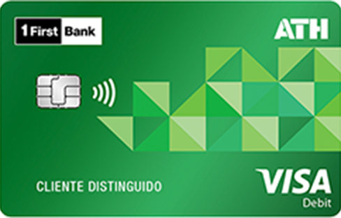 Green FirstBank ATH card.