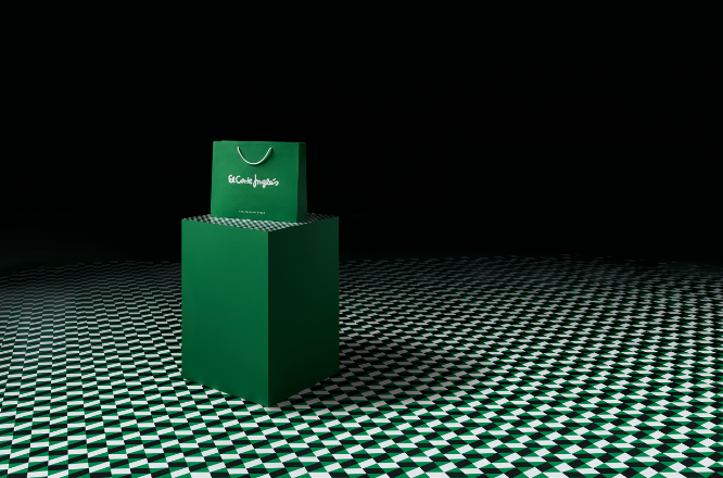 bolsa de compra de la tienda corte inglés