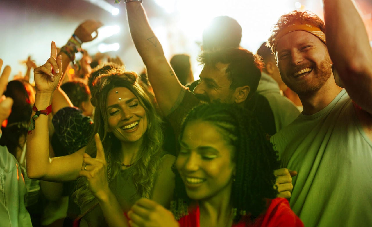People having fun