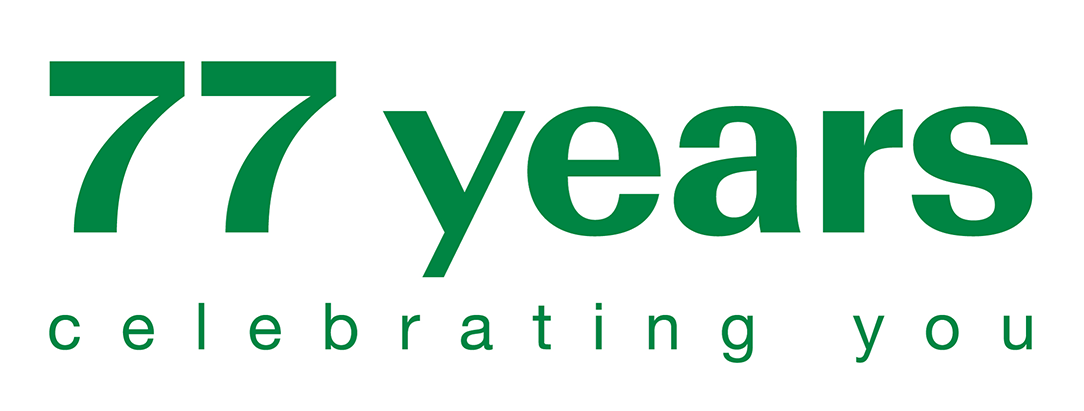 FirstBank 77th Anniversary logo