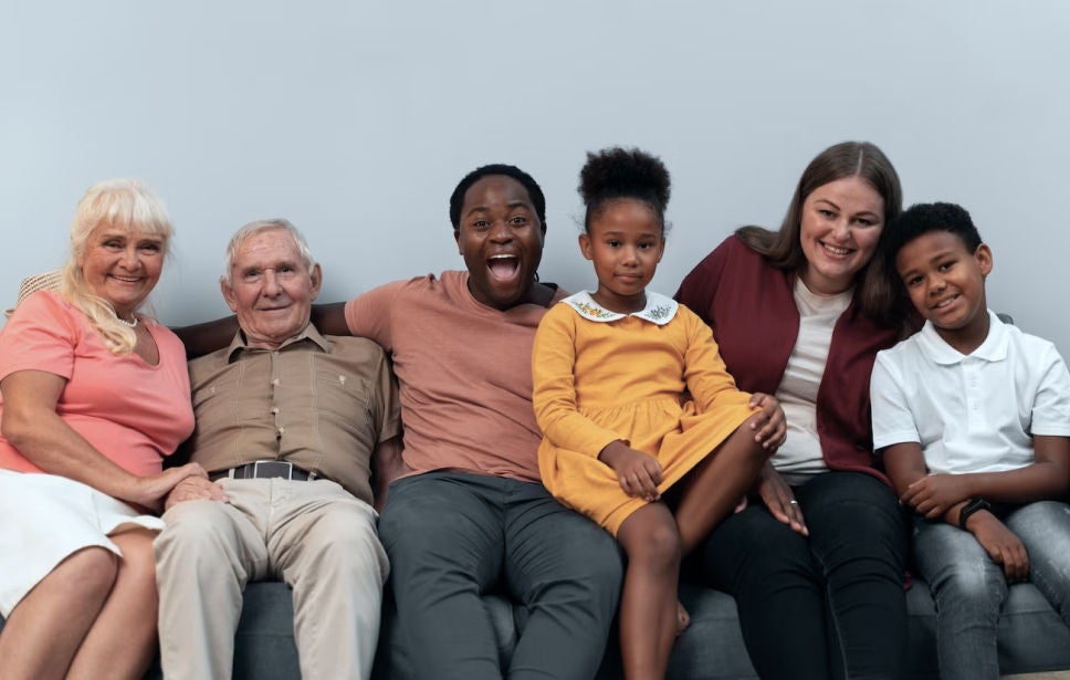 people sitting together