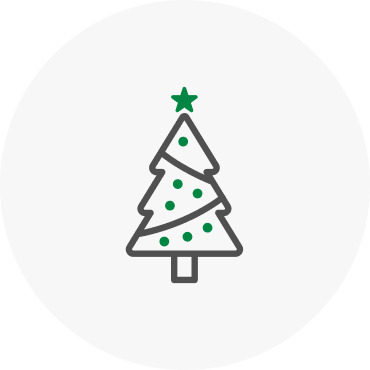 Icono de arbol de navidad