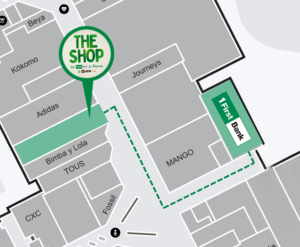 Mapa Local The Shop