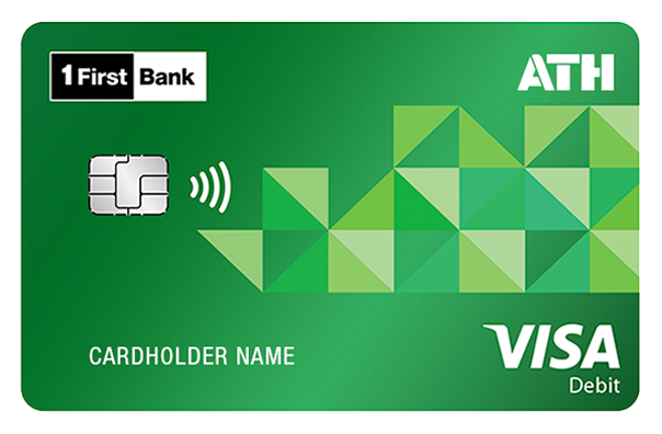 Green FirstBank Visa Debit Card.
