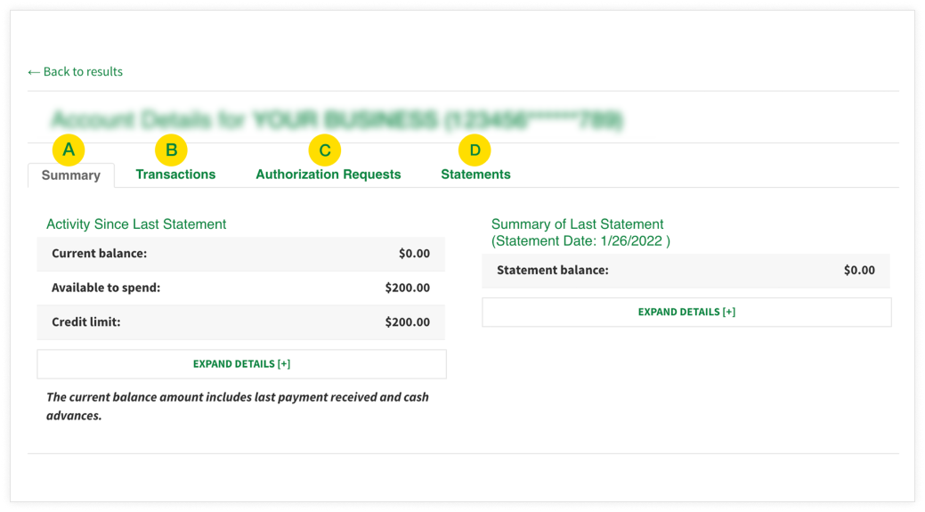 screenshot registered account details button