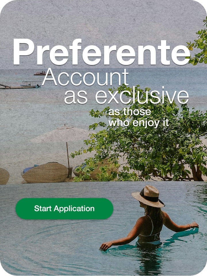 Woman enjoying in a pool