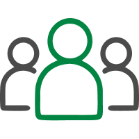 ícono de voluntarios
