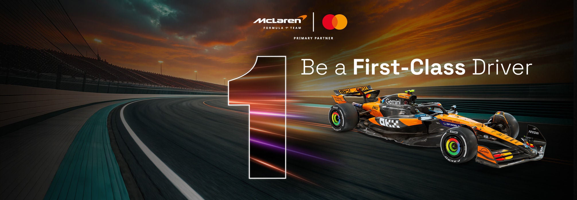 Banner F1 Mc Lauren