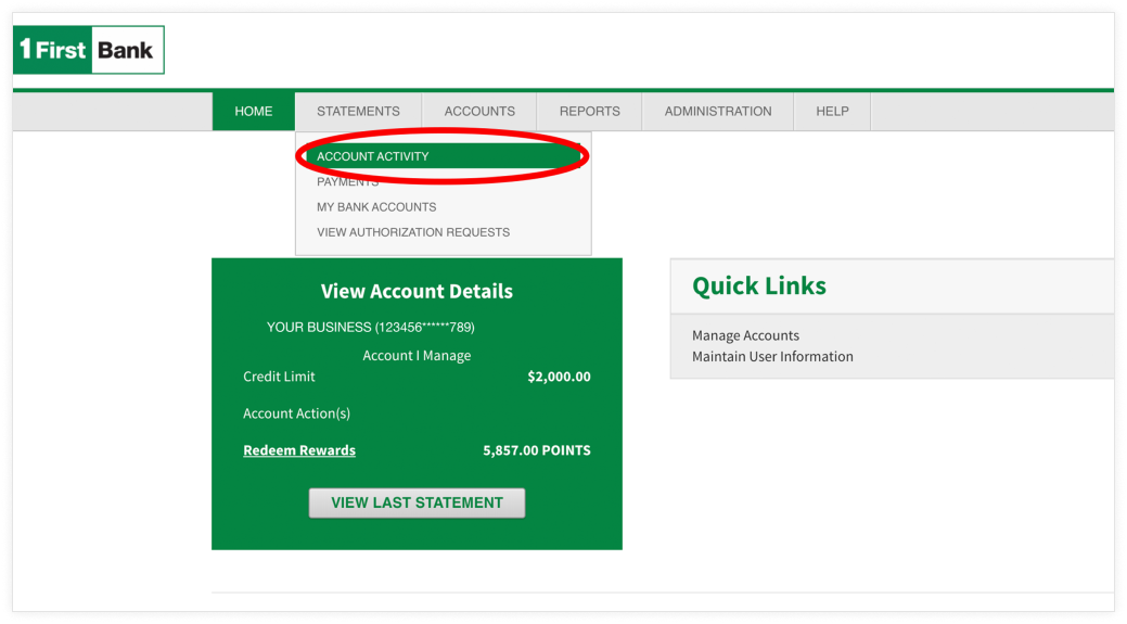 screenshot options in registered accounts